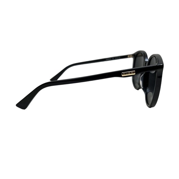 Gucci Round Sunglasses‎ GG0261SA Solar Black Solid Frame Women 144MM main image 9